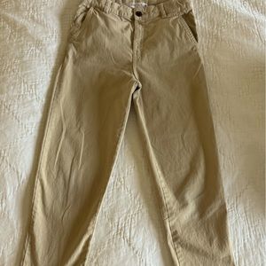 3 pairs of chino pants, 2 Zara and 1 mango